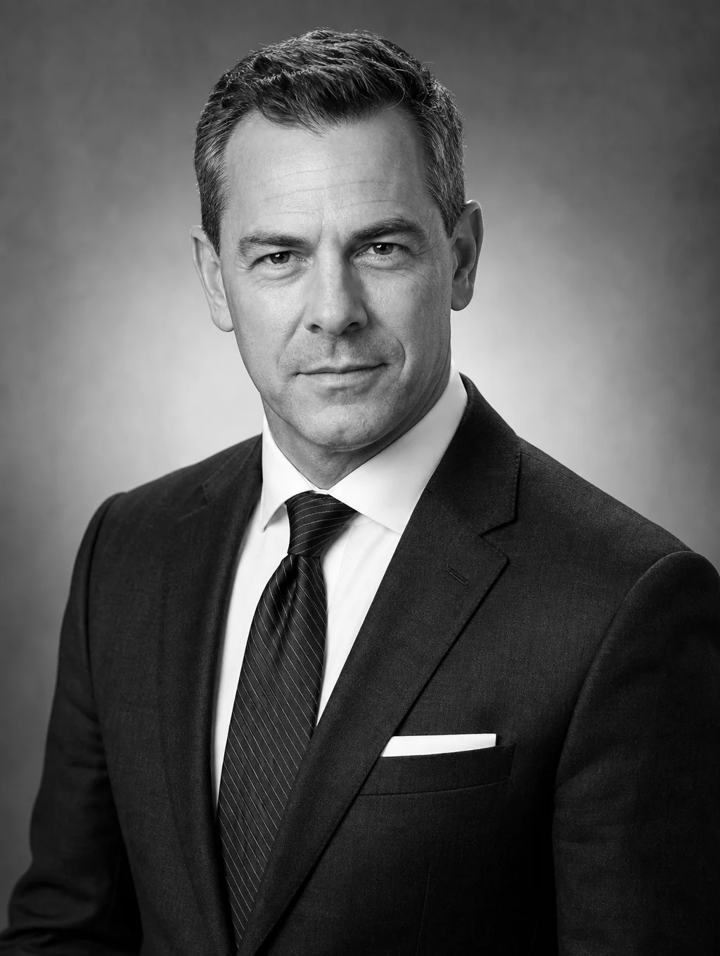 Esa Chanel, founder and lead consultant, in a high-contrast executive portrait